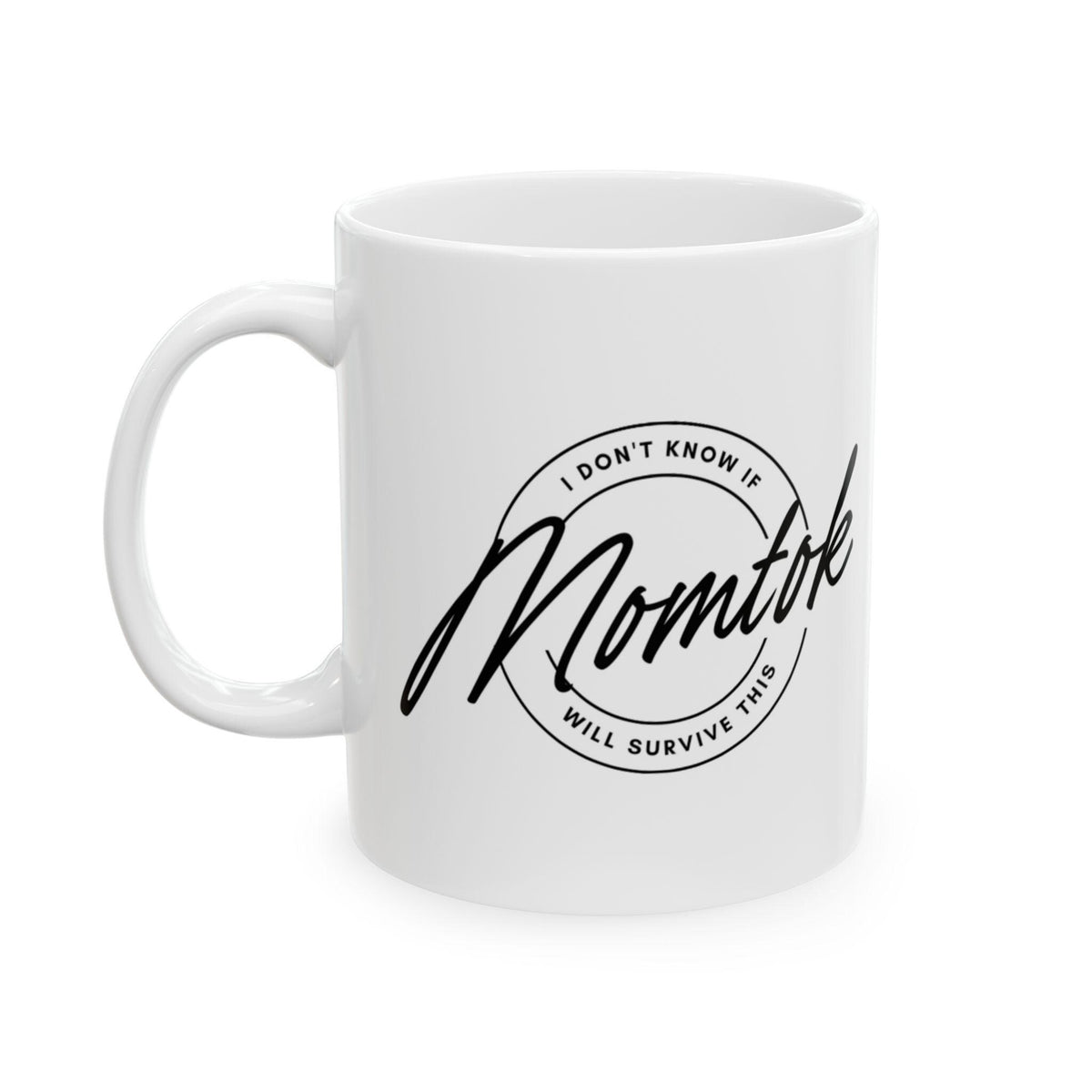 Personalized Momtok Ceramic Mug, Custom Gift for Coffee Lovers, Birthday Present, Unique Design, Kitchen Decor, Tea Drinkers