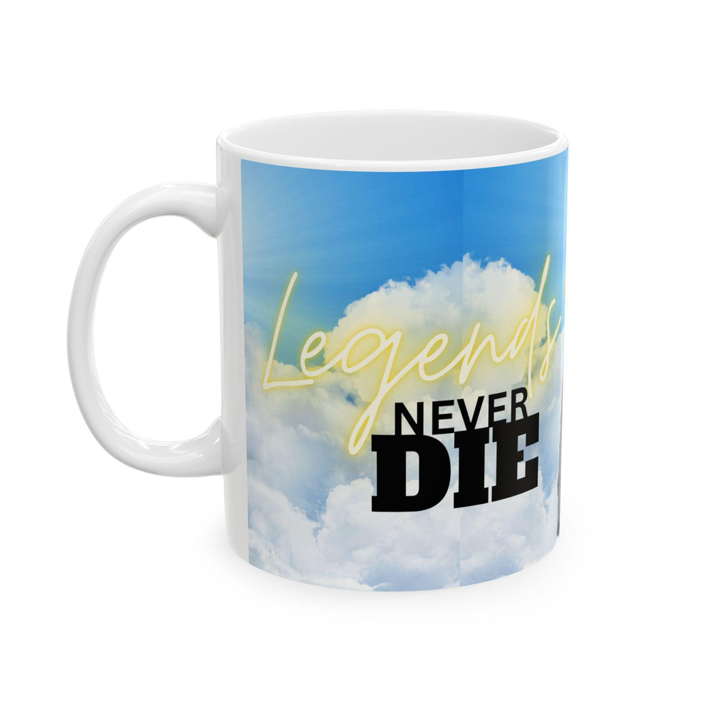 Harambe, Peanut and Fred - Legends Never Die Ceramic Mug - Perfect Gift for Animal Lovers, Unique Coffee Cup, Birthday, Nature Lover