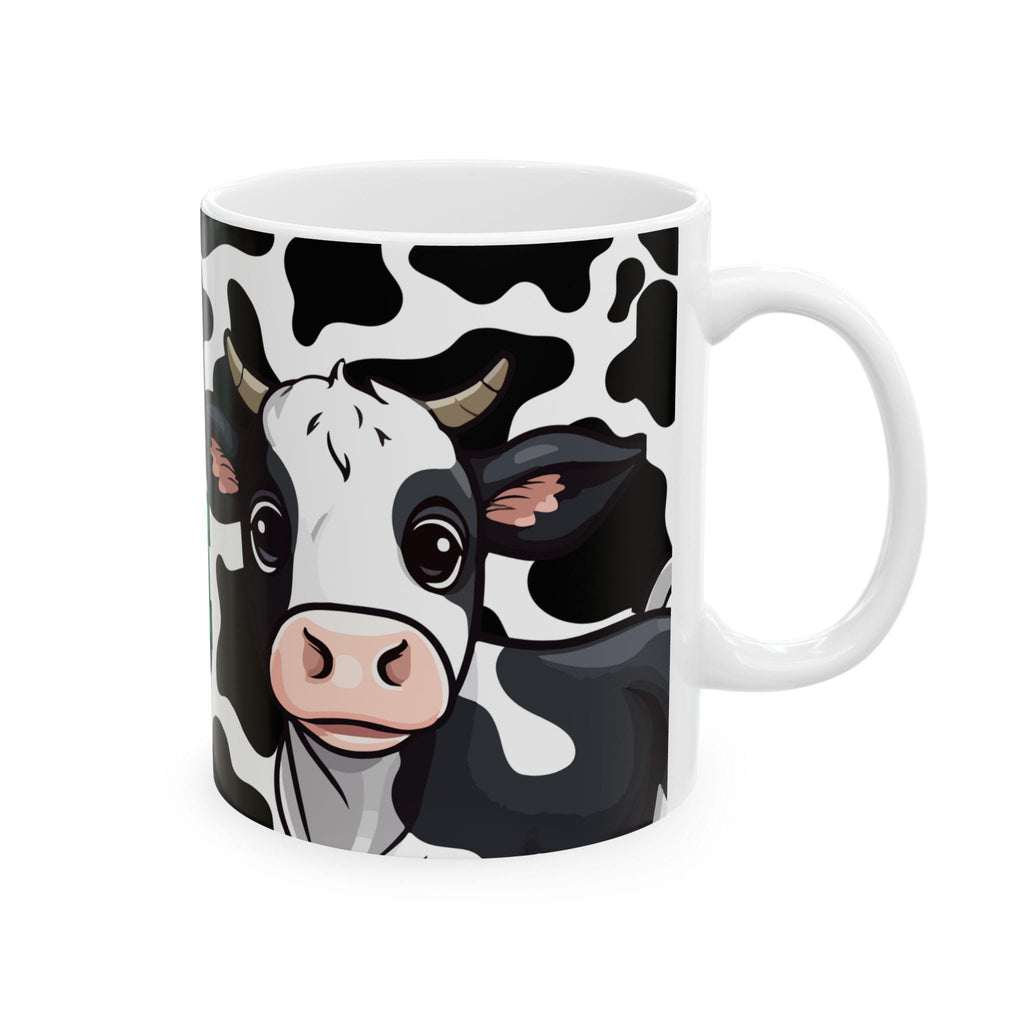 Moove Bitch Ceramic Cow Mug, Gift for Cow Lovers, Cute Farmhouse Decor, Fun Kitchenware, Birthday Present, Coffee Tea Cup