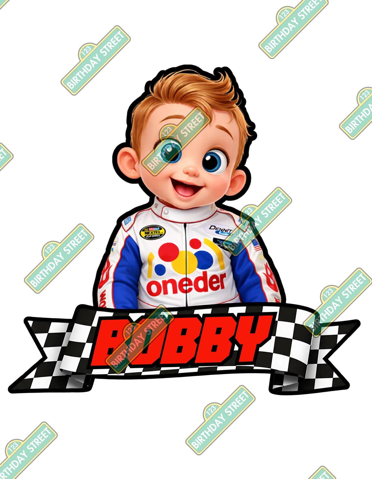 If You Ain't First Your Last Cake Topper - Custom 1st Birthday Cake Topper - Racing Cake Topper - Digital Download - Printable