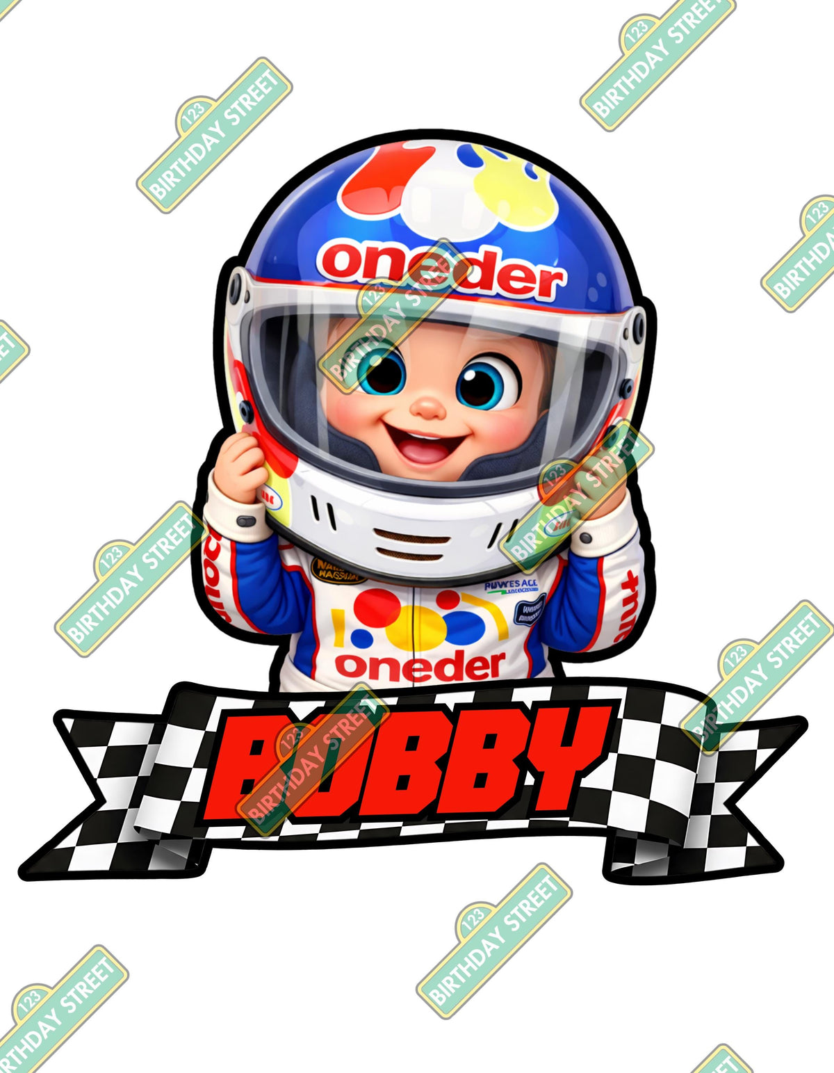 If You Ain't First Your Last Cake Topper - Custom 1st Birthday Cake Topper - Racing Cake Topper - Digital Download - Printable