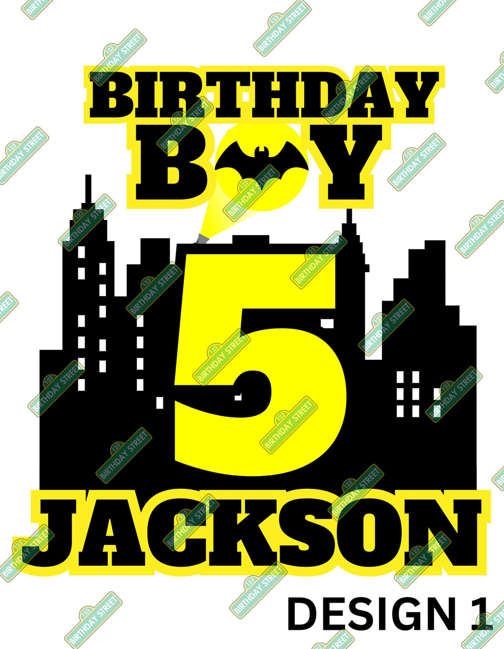 Custom Superhero Birthday Tee PNG File - Custom Superhero Shirt File - Custom Name and Age File - Digital