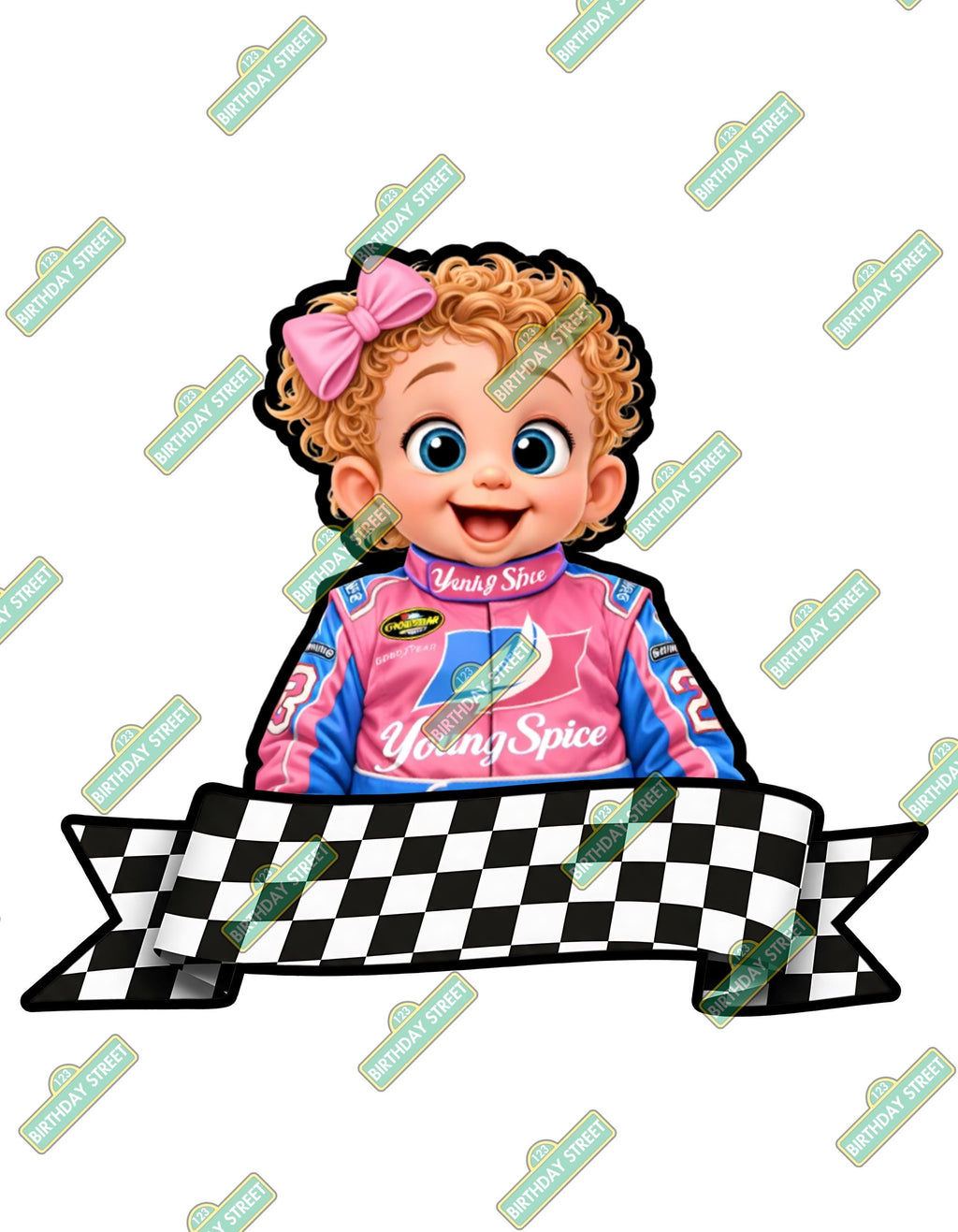 If You Ain't First Your Last Girl Cupcake Toppers - 1st Birthday Cupcake Topper - Custom Cupcake Topper - Digital - Printable
