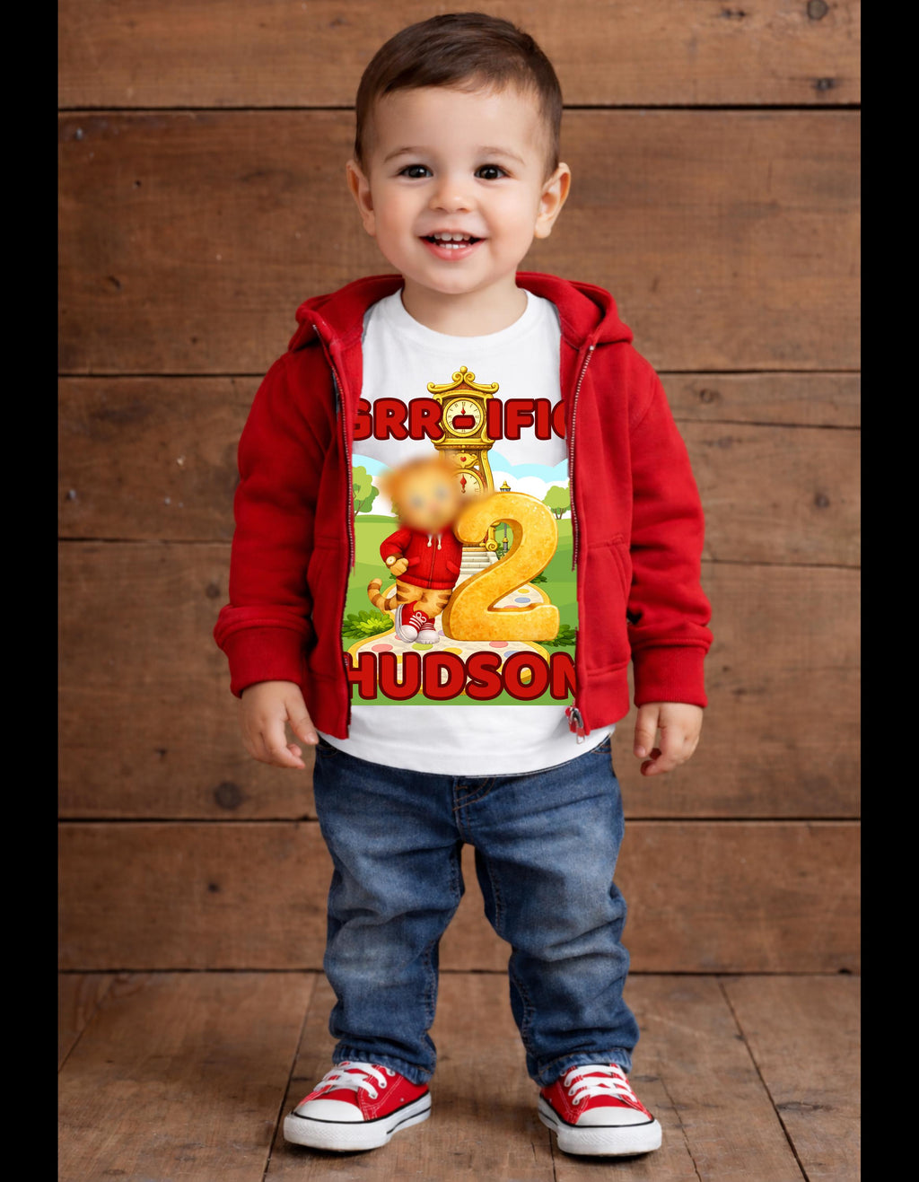 Custom Tiger Birthday T-Shirt