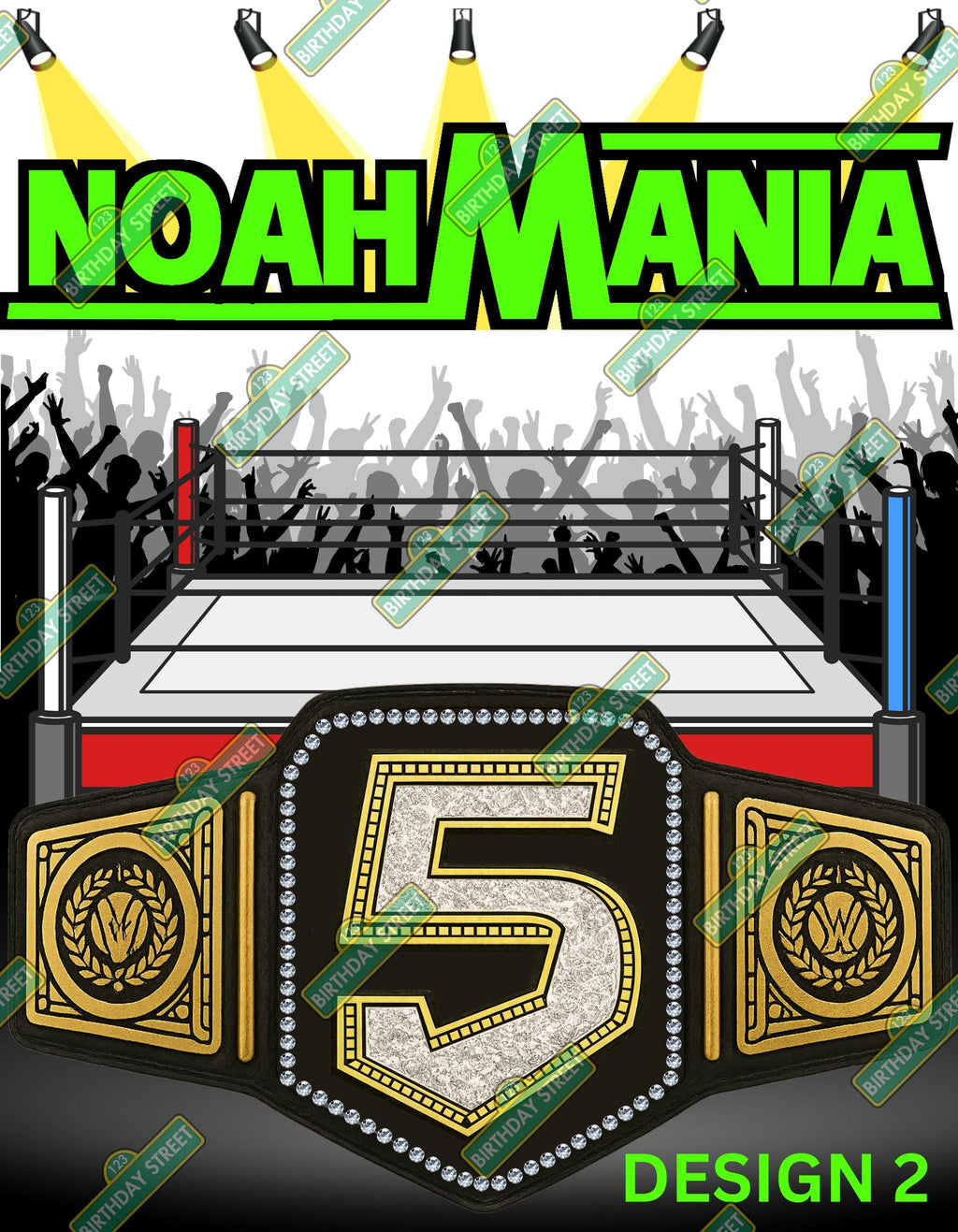 Wrestling Birthday Shirt PNG – Custom Name Age Wrestling Birthday Design – Kids Wrestling Party Shirt Digital Download