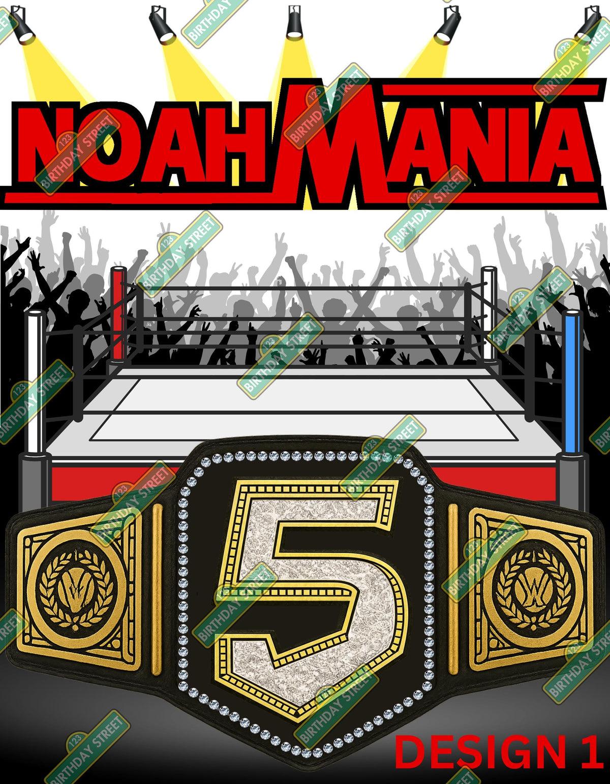 Wrestling Birthday Shirt PNG – Custom Name Age Wrestling Birthday Design – Kids Wrestling Party Shirt Digital Download