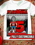 Custom Wrestling Birthday Shirt with Photo | Personalized Kids Birthday Tee | Champion Birthday Shirt | Any Age Boy or Girl