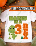 3 REX Custom Birthday Tee - 3rd Birthday Shirt - Dinosaur Birthday Shirt - Custom - TREX Birthday Shirt - Boy Birthday - Girl Birthday