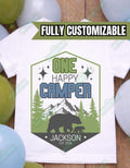 Custom ONE Happy Camper Tee - Custom First Birthday Shirt - Camping Shirt - Outdoor Birthday Shirt - Nature Birthday Shirt - 1st Birthday