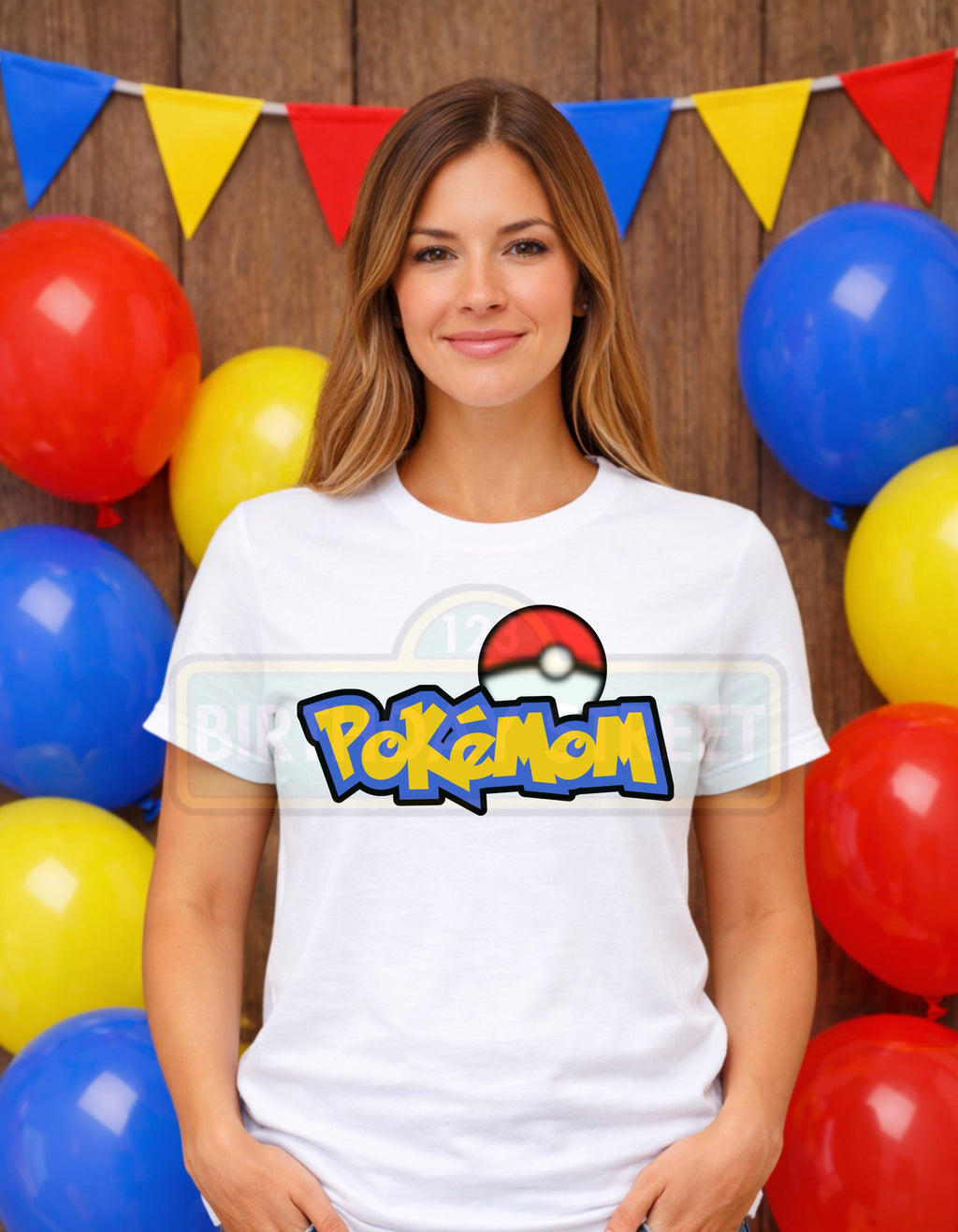 Pokemom & Pokedad Tee - Family Birthday Shirt - Mom and Dad Shirt - Matching Birthday Shirt