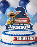 Chattatwochee Cake Topper – Country Birthday Party Cake Decoration – Way Down Yonder 2nd Birthday Topper – Custom Name - Digital File