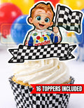If You Ain't First Your Last Cupcake Toppers - 1st Birthday Cupcake Topper - Custom Cupcake Topper - Digital - Printable