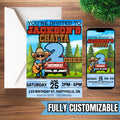 ChattaTWOchee Birthday Invitation – Country 2nd Birthday Party Invite – Custom Name – Printable Digital Download