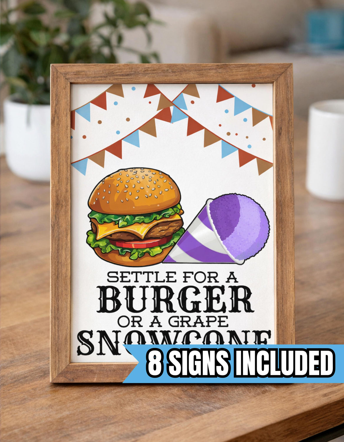 Chattatwochee Food & Beverage Signs – Country Birthday Party Decor – Way Down Yonder 2nd Birthday Party Signs – Printable Digital Download