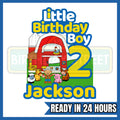 Little Birthday Boy or Girl Custom Digital File PNG - Vintage Toy Digital File - Custom Name & Age File - Digital File