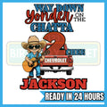 Custom ChattaTWOChee Birthday Digital File PNG - Custom 2nd Birthday File - Chattahoochee file - Custom Name File - Digital File