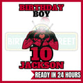 Custom Superhero Birthday Tee File - Custom Superhero Shirt File - Custom Name and Age File - Digital