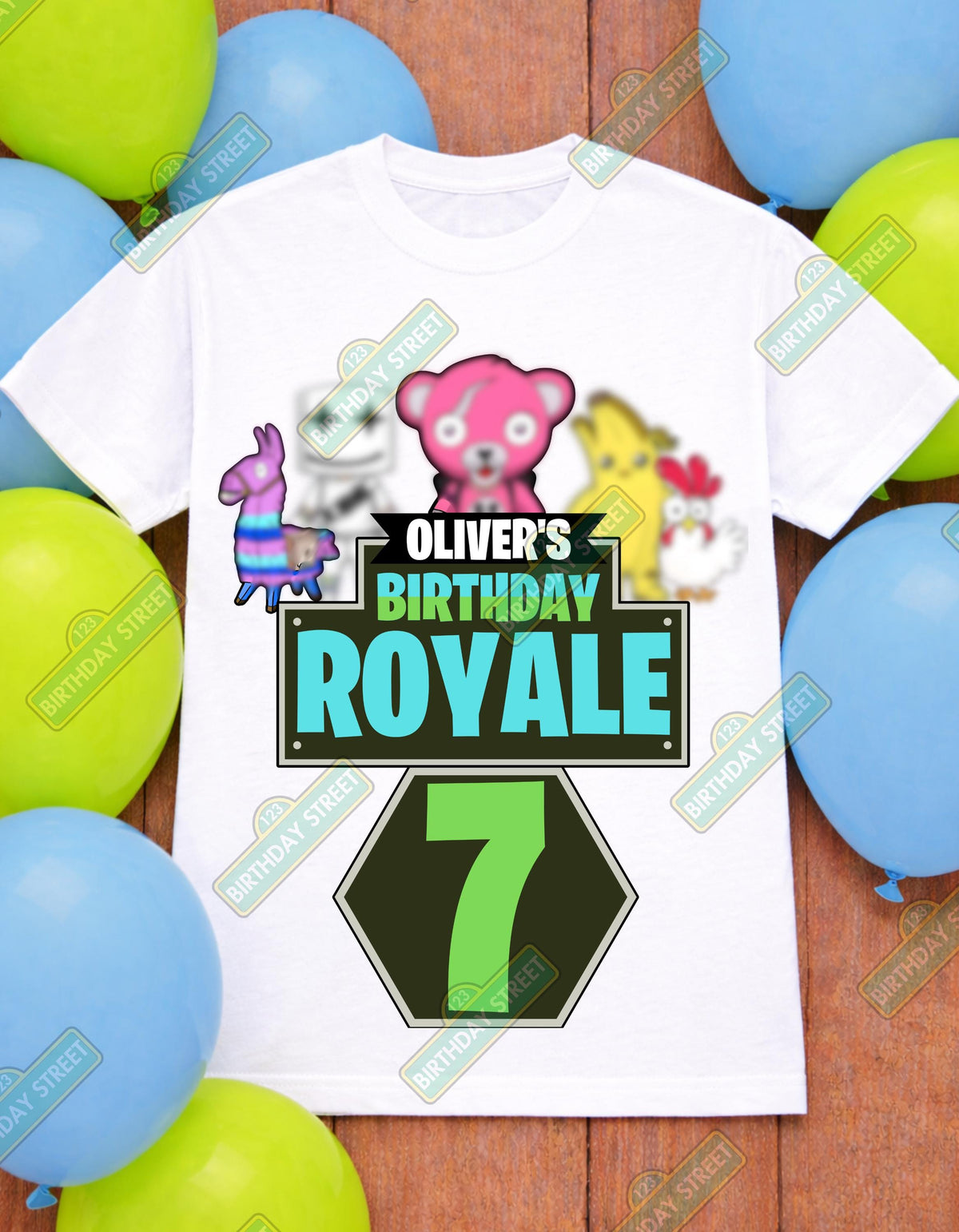 Custom Video Gaming Birthday Tee - Birthday Royale Shirt - Custom Name & Age Shirt - Battle Birthday Shirt - Gaming Birthday Shirt