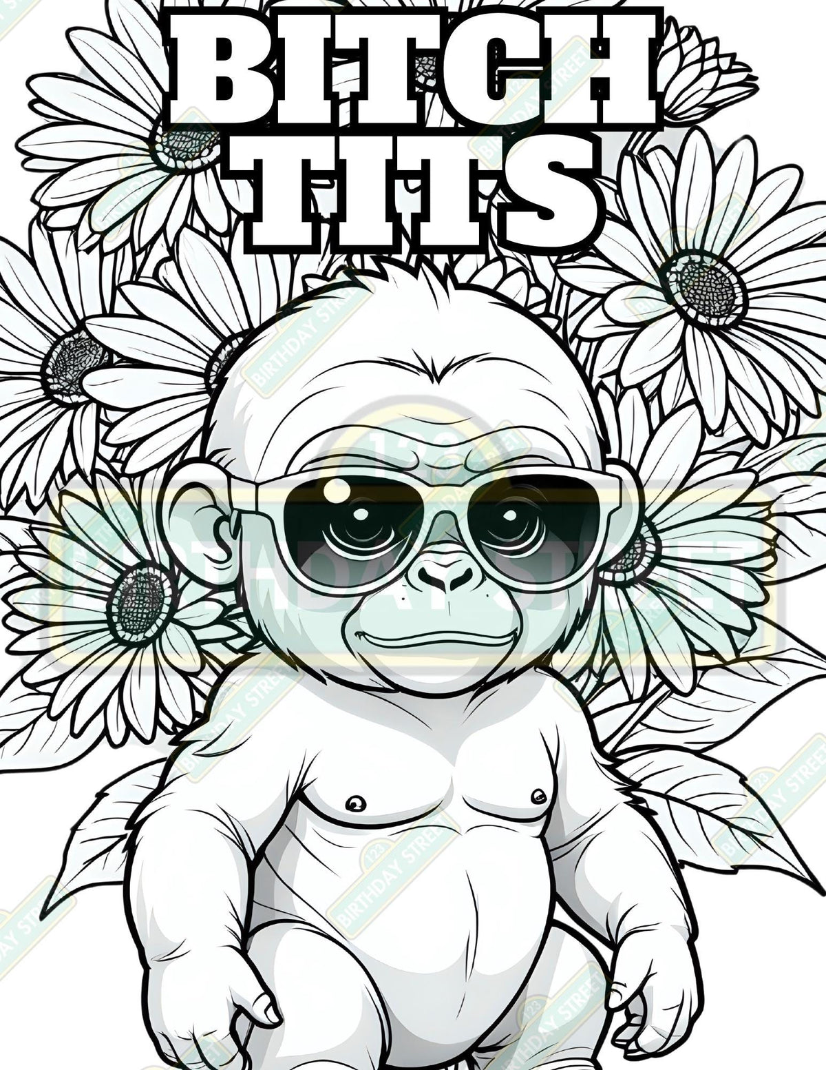 Funny Animal Coloring Book Bundle 2 | 25 Sweary Coloring Pages | Adult Coloring Printable | Cute Animals with Attitude | Stress Relief Gift