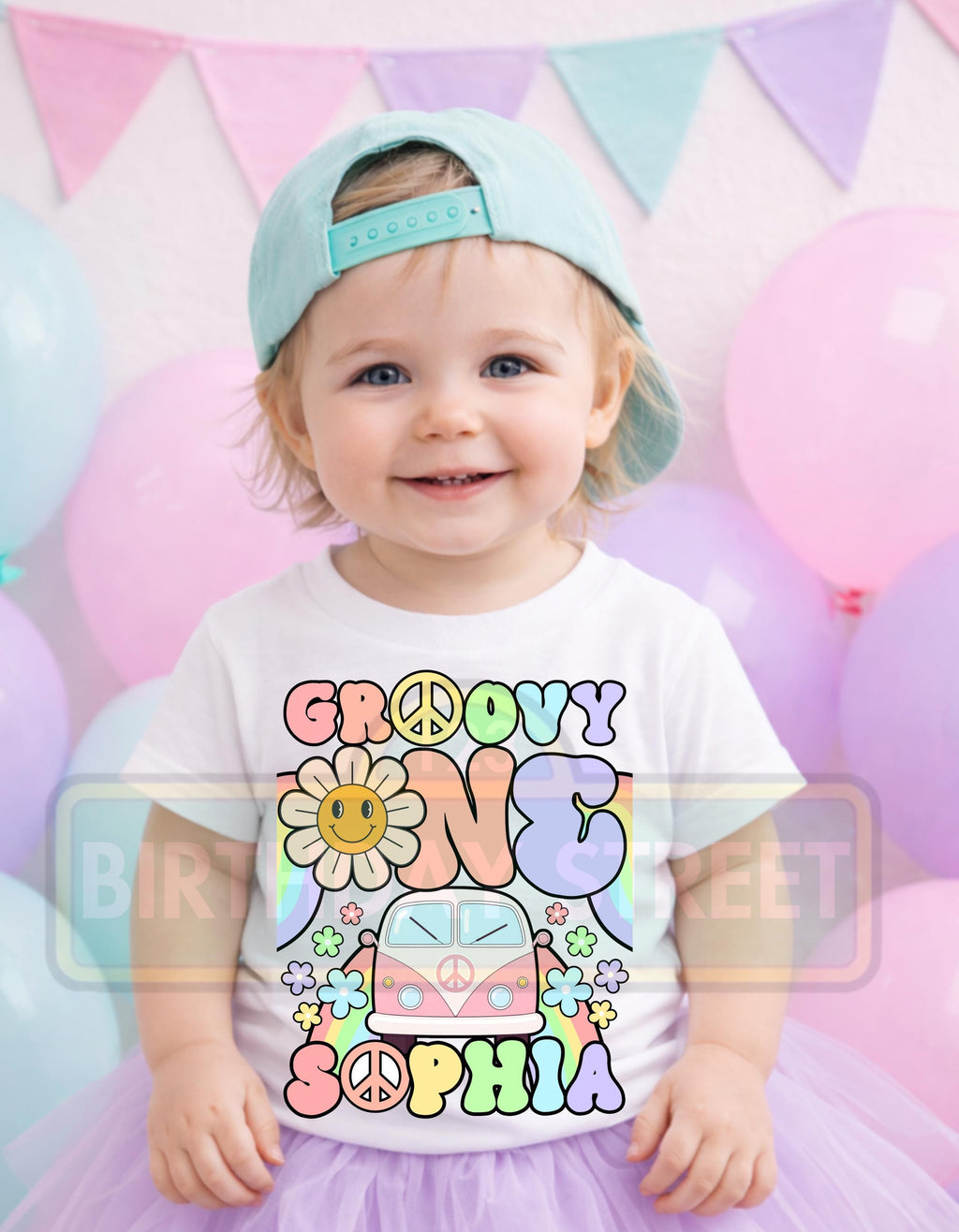 Groovy One Custom First Birthday T-Shirt