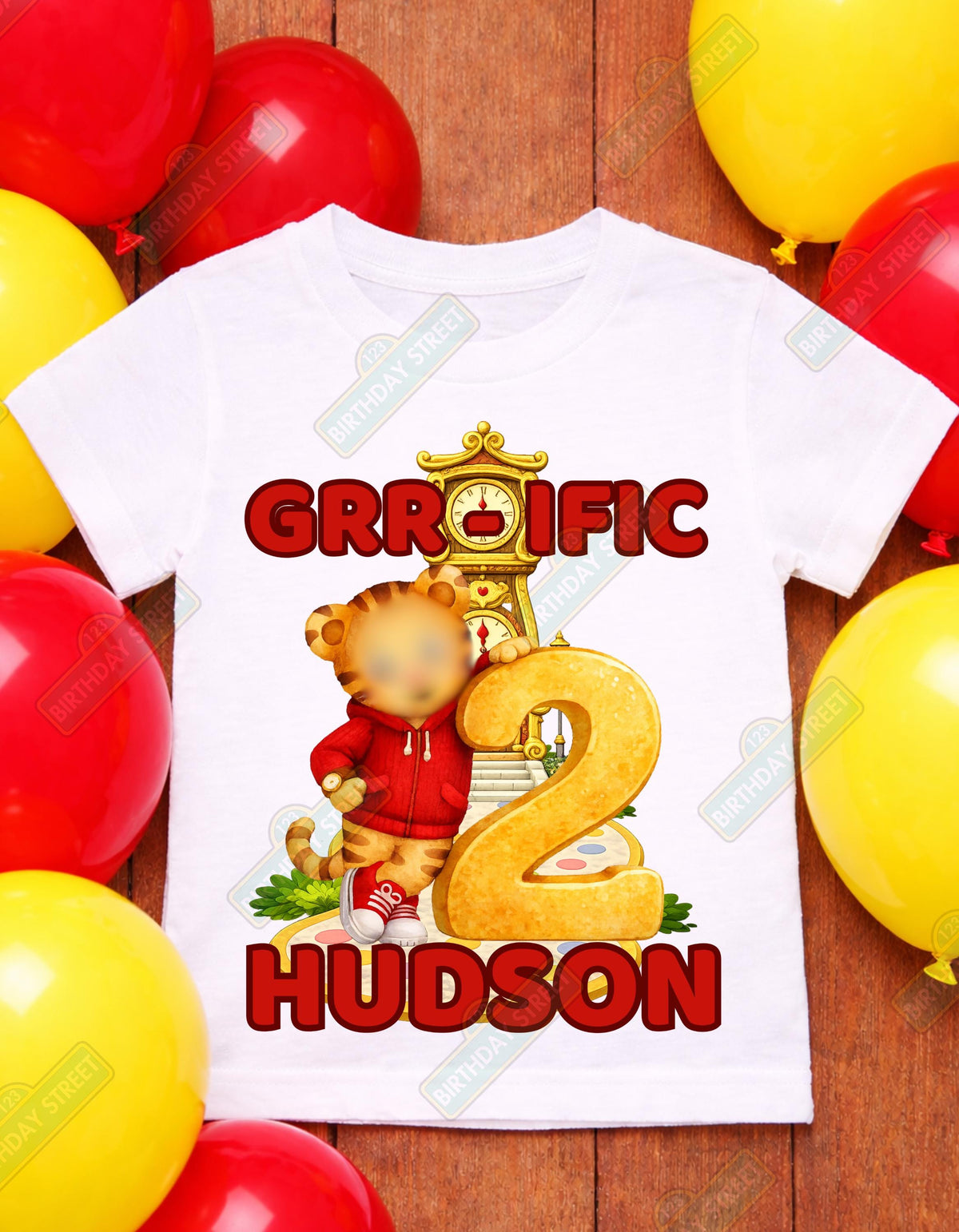 Custom Tiger Birthday T-Shirt