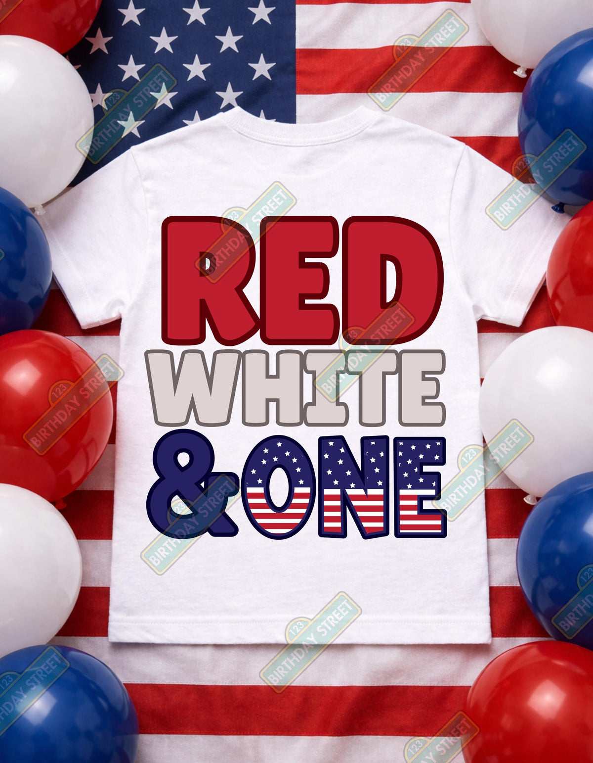 All American Birthday Boy Shirt – Red White and One Two – Patriotic Birthday Outfit – USA Birthday Tee – 1st 2nd Birthday Shirt Boy