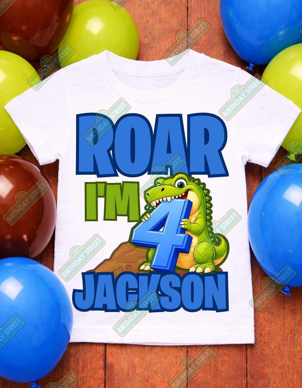 Custom 4th Birthday Shirt, Dino 4th Birthday Shirt, ROAR I’m 4 Shirt, Dinosaur Birthday Shirt, Personalized Kids Birthday Tee, Boy Girl 4th