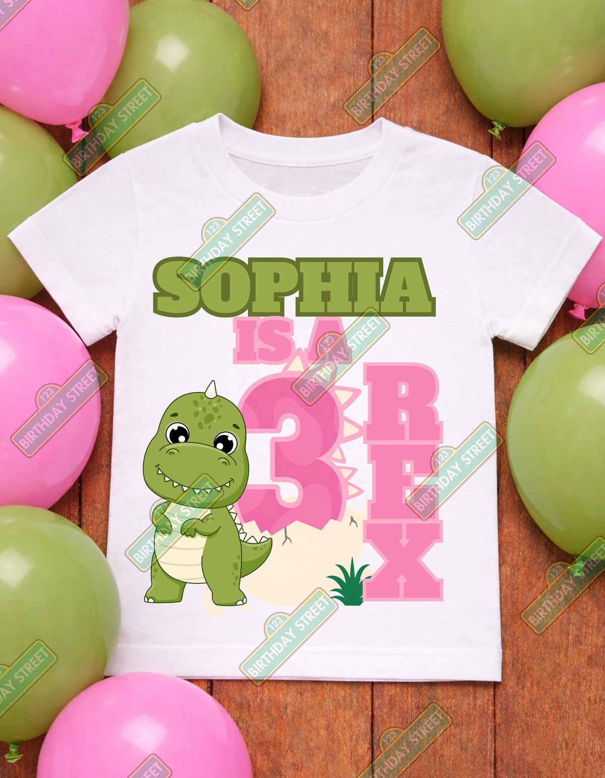 3 REX Custom Birthday Tee - 3rd Birthday Shirt - Dinosaur Birthday Shirt - Custom - TREX Birthday Shirt - Boy Birthday - Girl Birthday