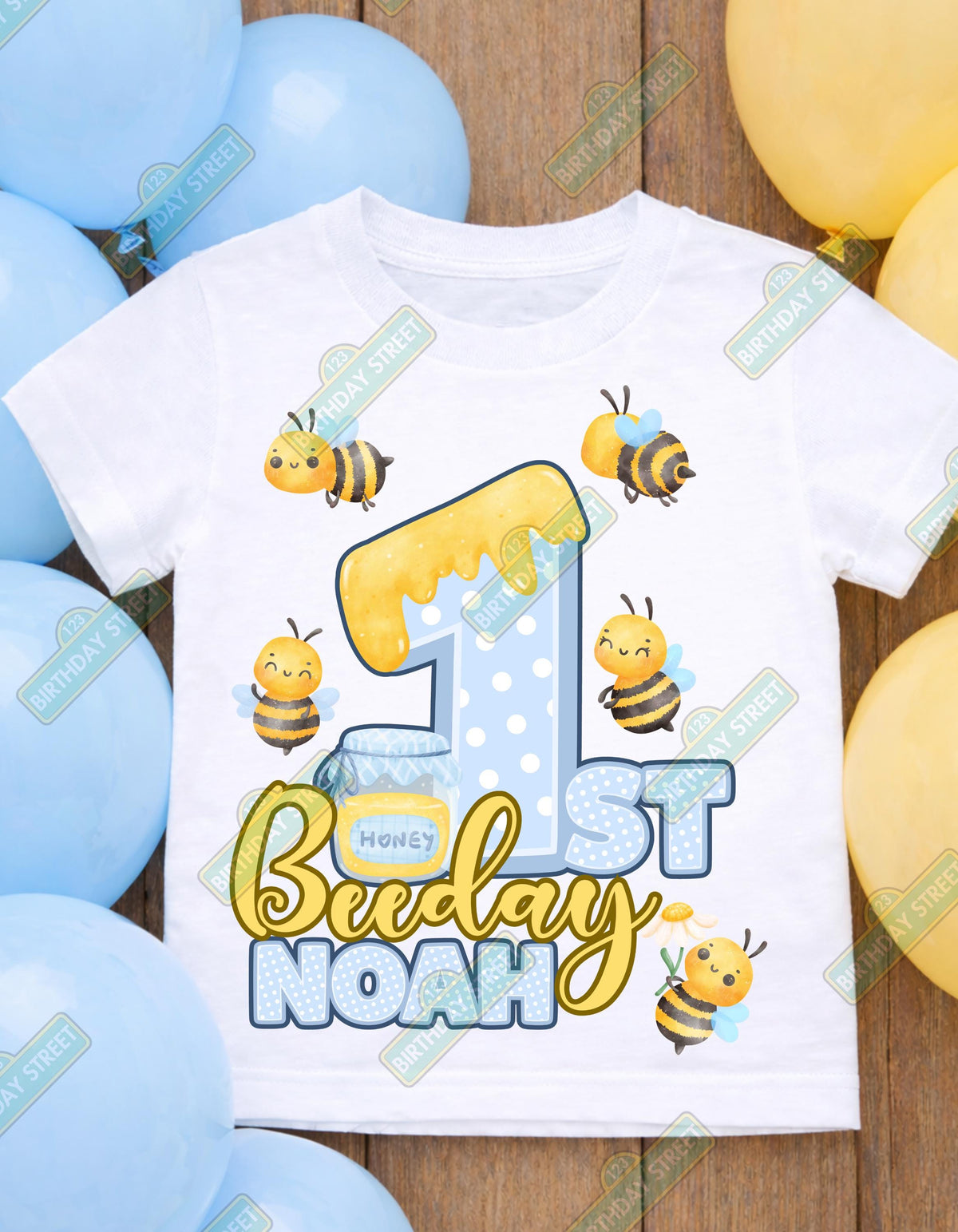 Custom First Beeday Tee - 1st Birthday Shirt - Bee Birthday Shirt - Cute Birthday Shirt - Nature Birthday Shirt - Custom Name Shirt