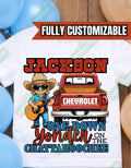 One Down Yonder Chattahoochee 1st Birthday Shirt – Custom Name First Birthday Tee – Country Music Birthday Outfit - Cowboy Birthday Shirt