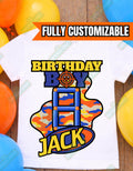 Custom Boys Birthday Tee - Foam Dart Shirt - Custom Name & Age Shirt - Camo Birthday Shirt - Boy Birthday Shirt