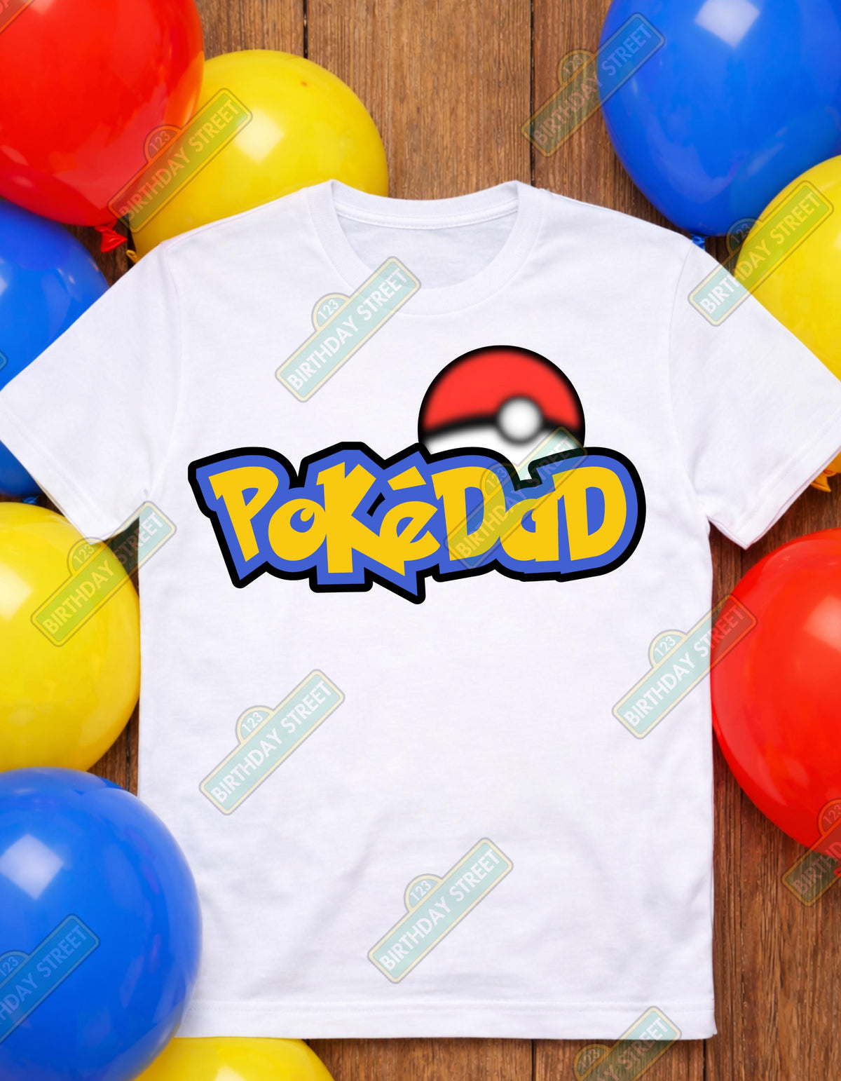 Pokemom & Pokedad Tee - Family Birthday Shirt - Mom and Dad Shirt - Matching Birthday Shirt