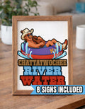 Chattatwochee Food & Beverage Signs – Country 2nd Birthday Party Decor – Way Down Yonder Party Signs – Printable Digital Download