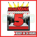 Custom Wrestling Birthday Design File