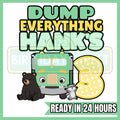 Custom Garbage Truck Birthday File PNG - Trash Truck Shirt File - Custom Name & Age File - 2nd 3rd 4th 5th Birthday - Digital File