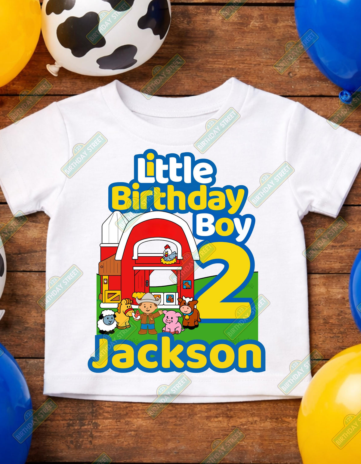 Little Birthday Boy or Girl Custom Digital File PNG - Vintage Toy Digital File - Custom Name & Age File - Digital File
