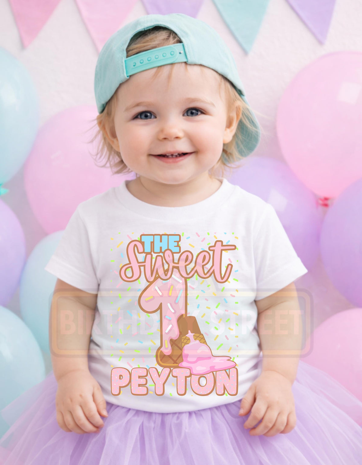 The Sweet One Custom Birthday Digital File PNG - Donut File - Berry File - Cupcake File - Ice Cream File - 1st Birthday File - Digital File