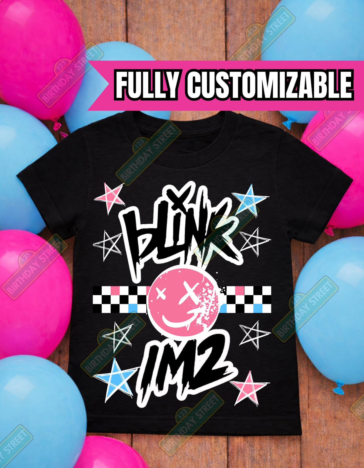 Blink-IM2 Inspired Birthday Shirt – Custom Name Tee – Pop Punk Birthday Shirt – 2nd Birthday Tee – Rocker Shirt - Custom Party Shirt