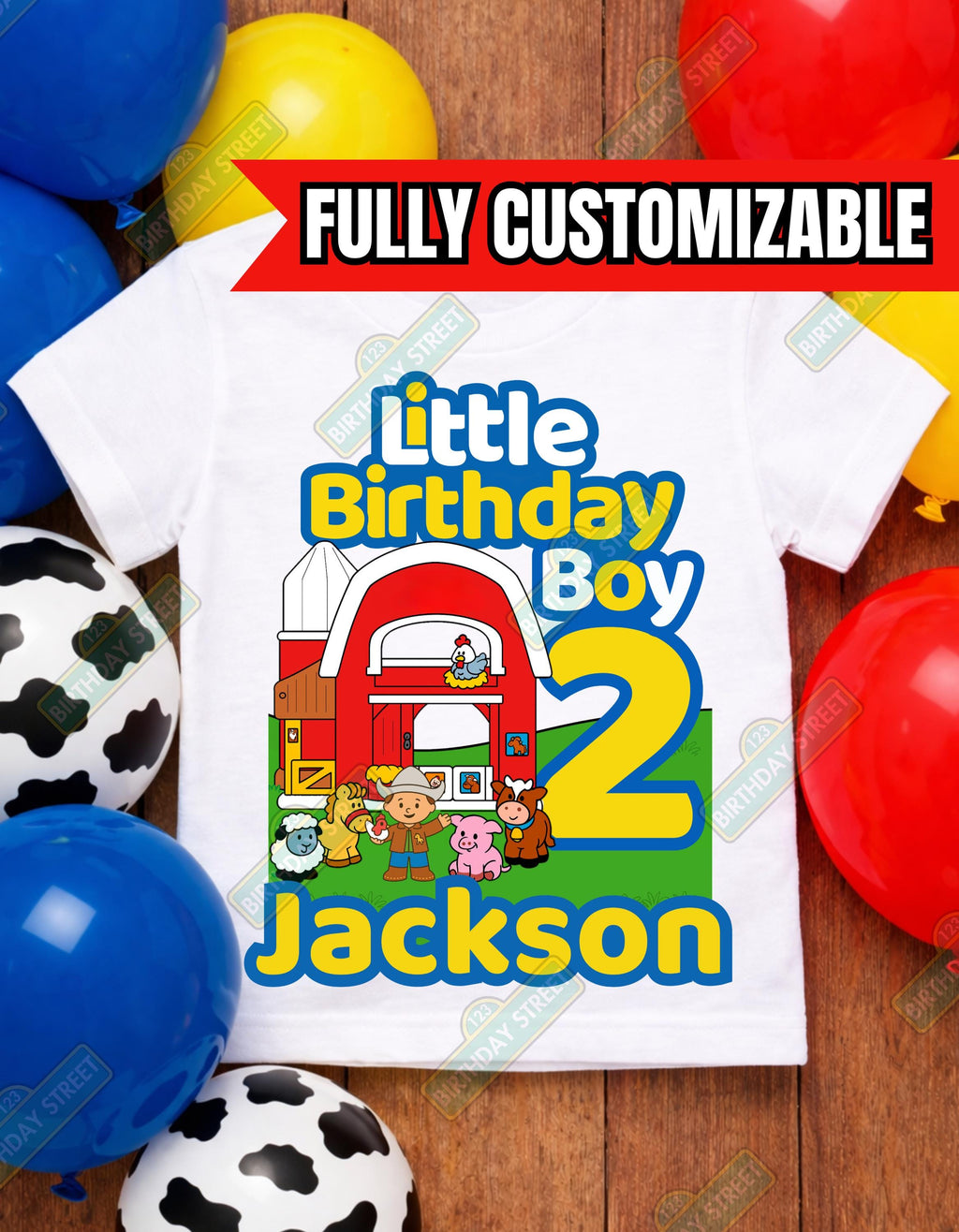 Little Birthday Boy/Girl Shirt – Custom Name & Age Tee – 1st 2nd 3rd 4th - Vintage Toy Inspired Birthday Shirt – Any Age Birthday Outfit