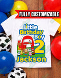 Little Birthday Boy/Girl Shirt – Custom Name & Age Tee – 1st 2nd 3rd 4th - Vintage Toy Inspired Birthday Shirt – Any Age Birthday Outfit