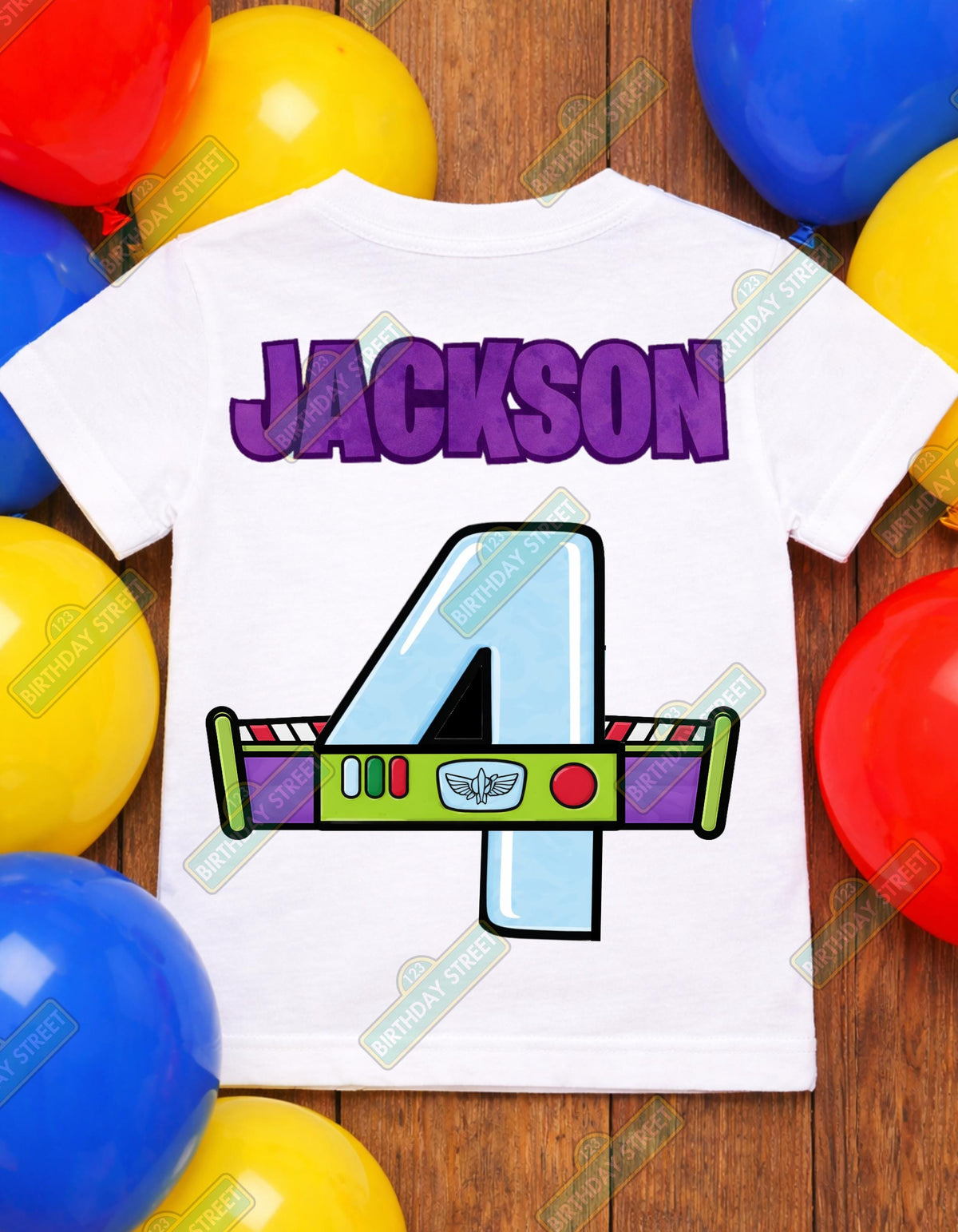 Reach FOUR the Sky Custom Birthday Tee - 4th Birthday Shirt - Custom Name Shirt - Cowboy Birthday Shirt - Sheriff Birthday Shirt