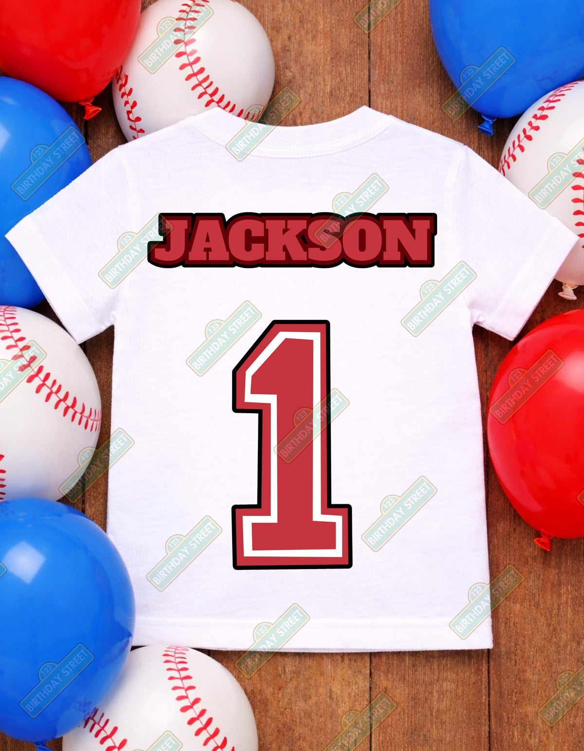 Rookie of the Year Custom Baseball Birthday Tee - 1st Birthday Shirt - Baseball Shirt - Custom Name Shirt - Custom Birthday Shirt