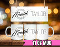 Personalized Momtok Ceramic Mug, Custom Gift for Coffee Lovers, Birthday Present, Unique Design, Kitchen Decor, Tea Drinkers
