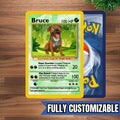 Custom Pokepet Card - PNG - Pet Card - Unique Pet Gift - Birthday Gift - Christmas Gift - Pet Memorial Gift - Digital - Printable