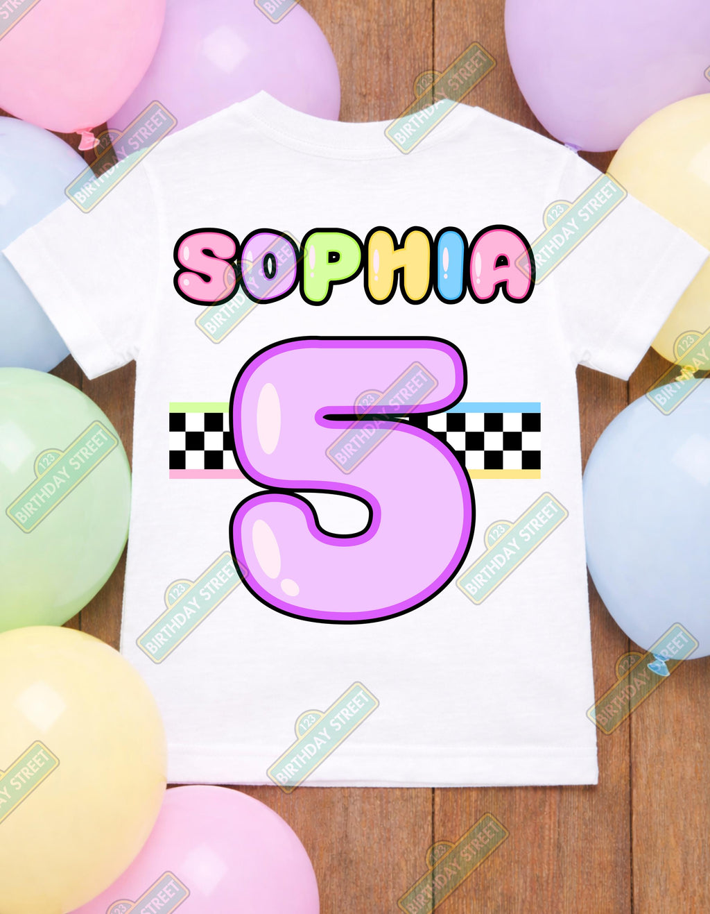 Five Is A Vibe Birthday Shirt, Custom Name 5th Birthday Tee, Boy Girl Birthday Shirt, Kids Fifth Birthday Outfit, Personalized Front Back Te