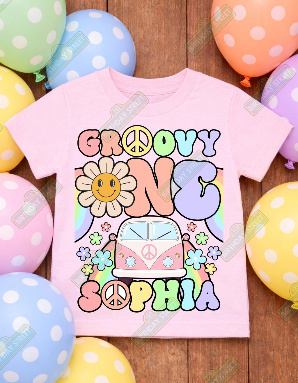 Groovy One Custom First Birthday T-Shirt