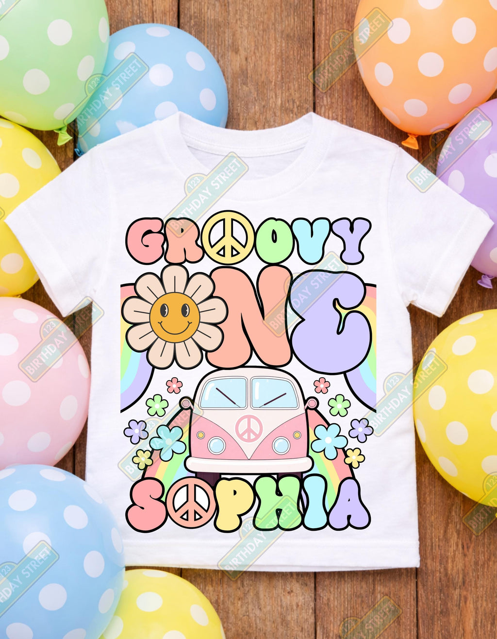 Groovy One Custom First Birthday T-Shirt
