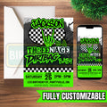 Threenage Dirtbag Birthday Invitation, Punk Rock 3rd Birthday Invite, Edgy Toddler Birthday, Rock Theme Party Invite, Custom Kids Birthday I