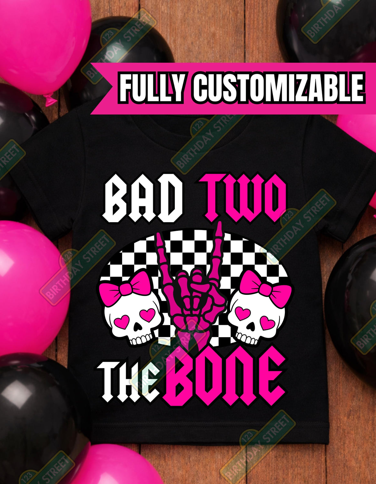Bad Two The Bone Birthday Shirt, 2nd Birthday Outfit, Two Years Old Shirt, Rocker Toddler Shirt, Second Birthday Boy Girl Shirt, Custom