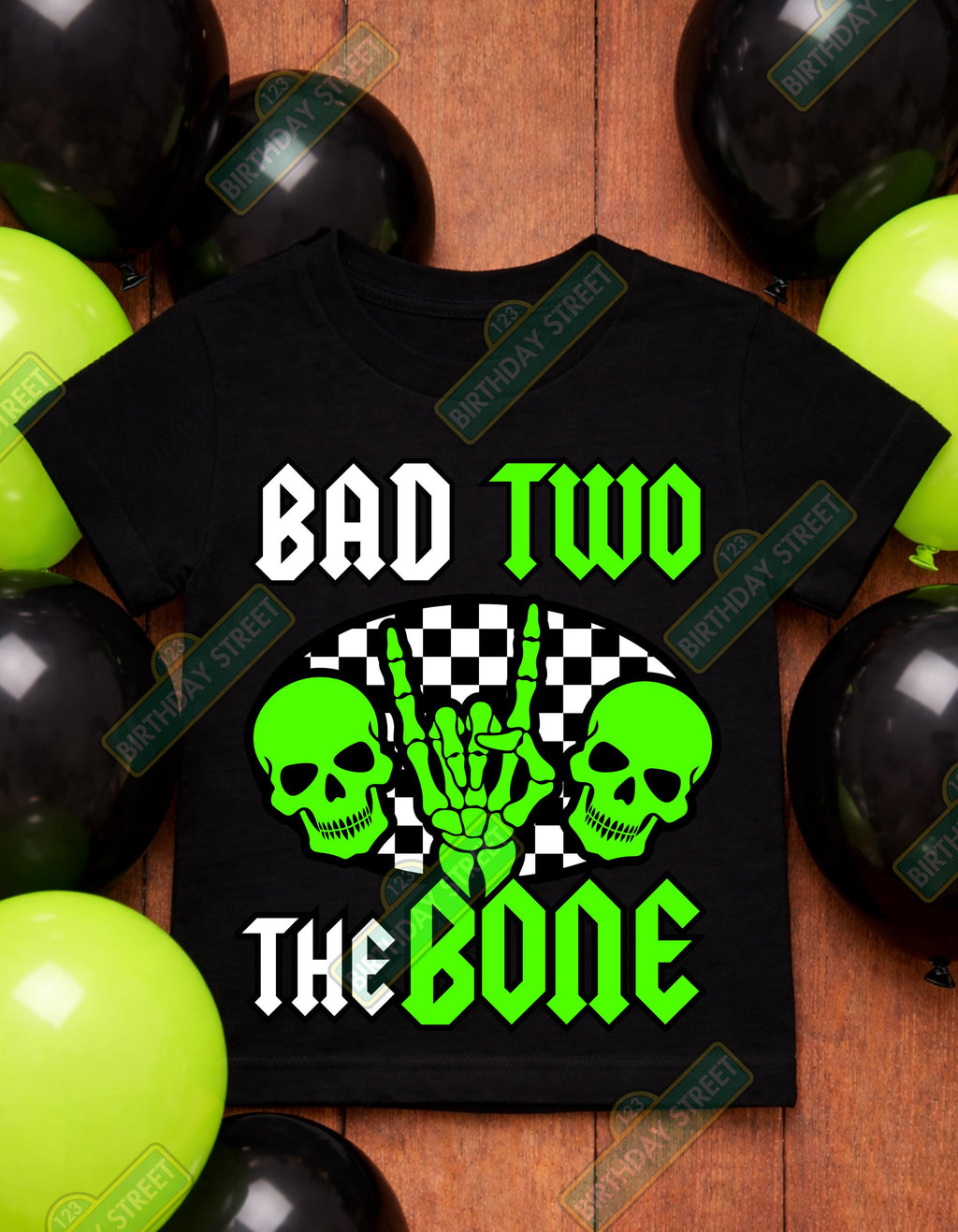 Bad Two The Bone Birthday Shirt, 2nd Birthday Outfit, Two Years Old Shirt, Rocker Toddler Shirt, Second Birthday Boy Girl Shirt, Custom